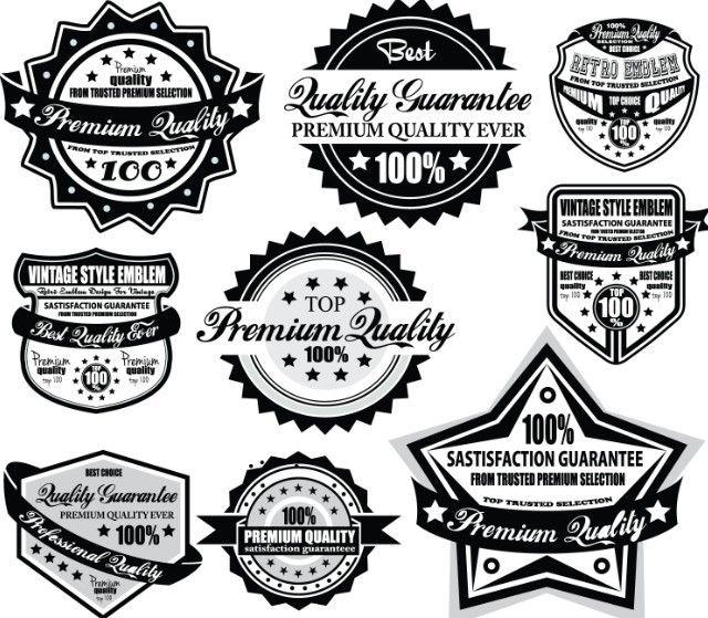 Black and White Ribbon Logo - Ribbon Vector Black And White