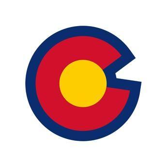 Colorado Orange and Black Stars Logo - Colorado Stickers – Aksels, Inc.
