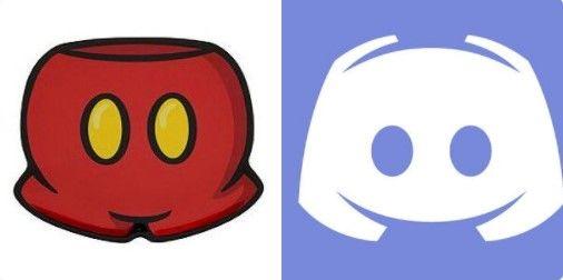 Discord Logo - THE DISCORD LOGO IS MICKEY MOUSE'S HOT PANTS. Okay, cool, just