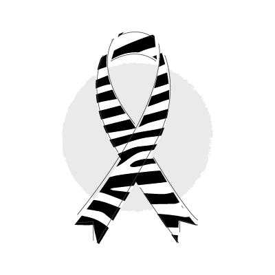 Black and White Ribbon Logo - Cancer Ribbon Colors: The Ultimate Guide