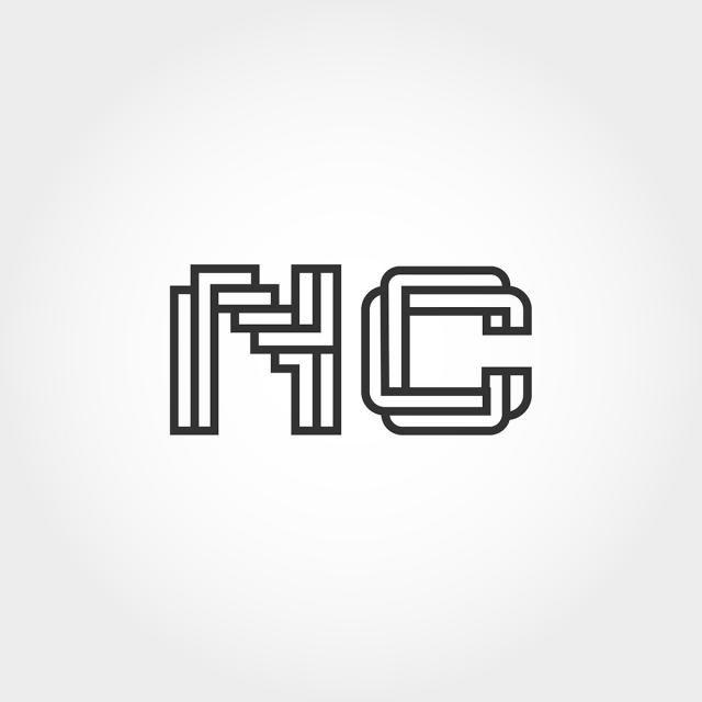 NC Logo - Initial Letter NC Logo Template Template for Free Download on Pngtree