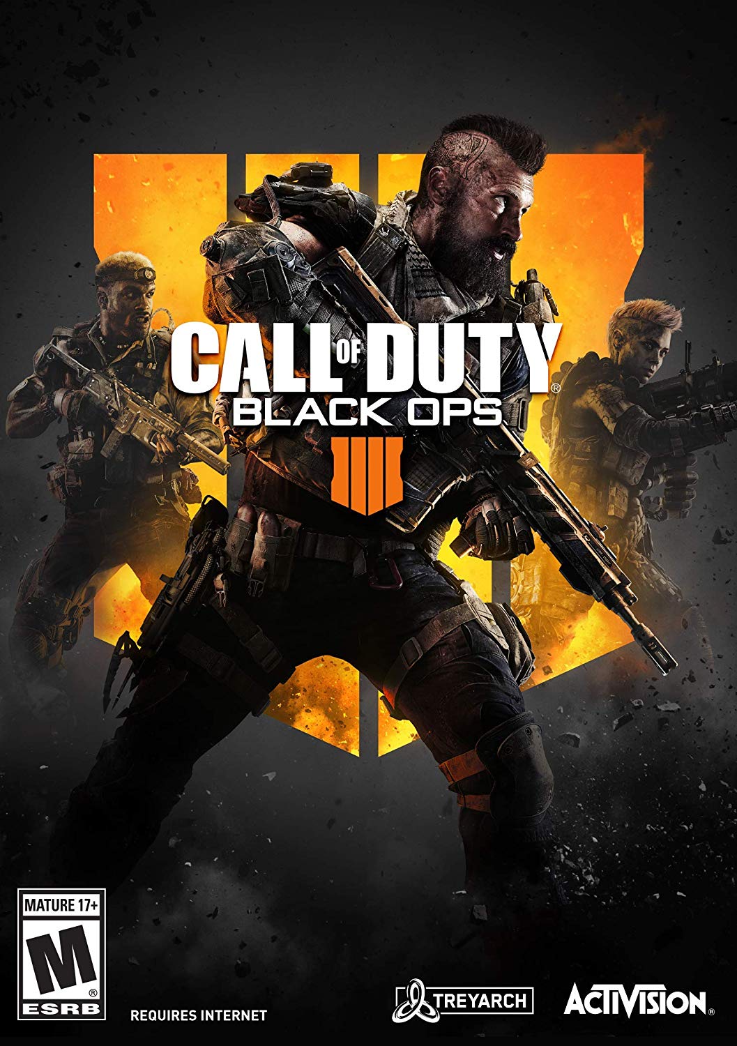 Bo4 PC Logo - Call of Duty: Black Ops 4 Standard Edition: Video Games
