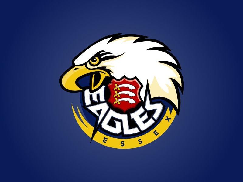 Blue Eagle Crest Logo - Essex Eagles Crest