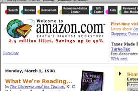Old Amazon Logo - FlowingEvents: Cool Facts About Amazon.com