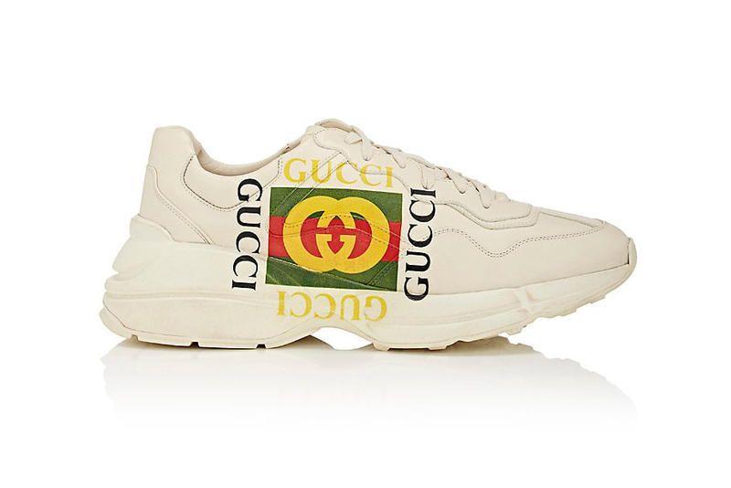 Shoes Hypebeast Logo - Gucci Drops Cruise 2018 Apollo Leather Sneakers