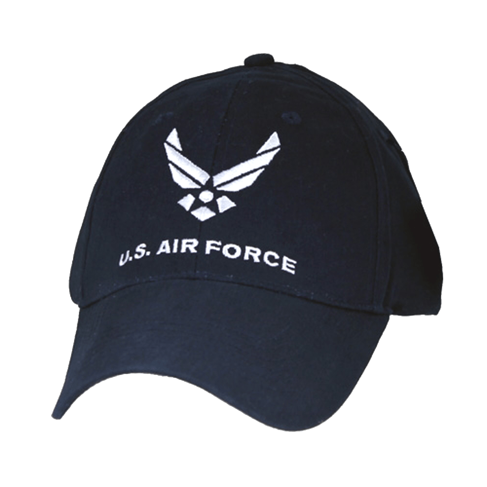 Blue Eagle Crest Logo - Eagle Crest 6467 - U.S. Air Force Cap - Wings Logo - Cotton - Dark Blue