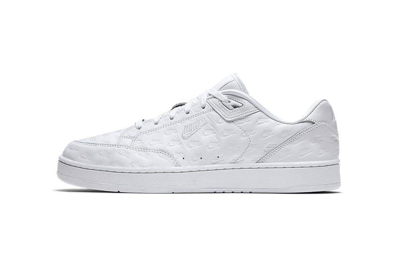 Shoes Hypebeast Logo - Nike Grandstand II All Over Logo In White