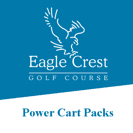 Blue Eagle Crest Logo - Power Cart Pack – Eagle Crest Golf Course