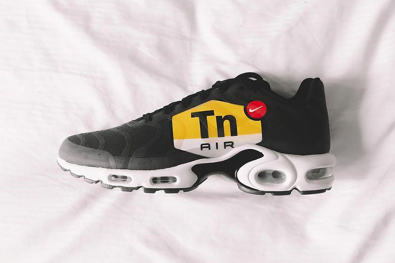 Shoes Hypebeast Logo - Nike Air Max Plus With Oversized TN Logo