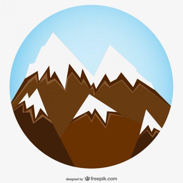 Snowy Mountain Logo - Snowy mountain zoom art Vector | Free Download