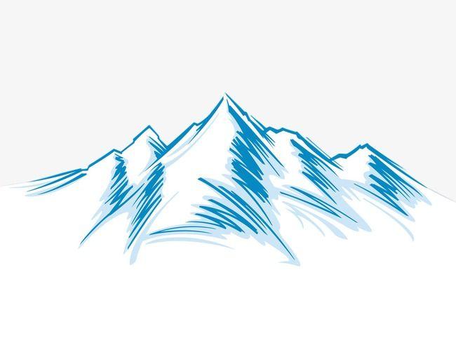 Snowy Mountain Logo - Snowy Vector, Snow Mountain, Vector, Cartoon PNG Image and Clipart ...