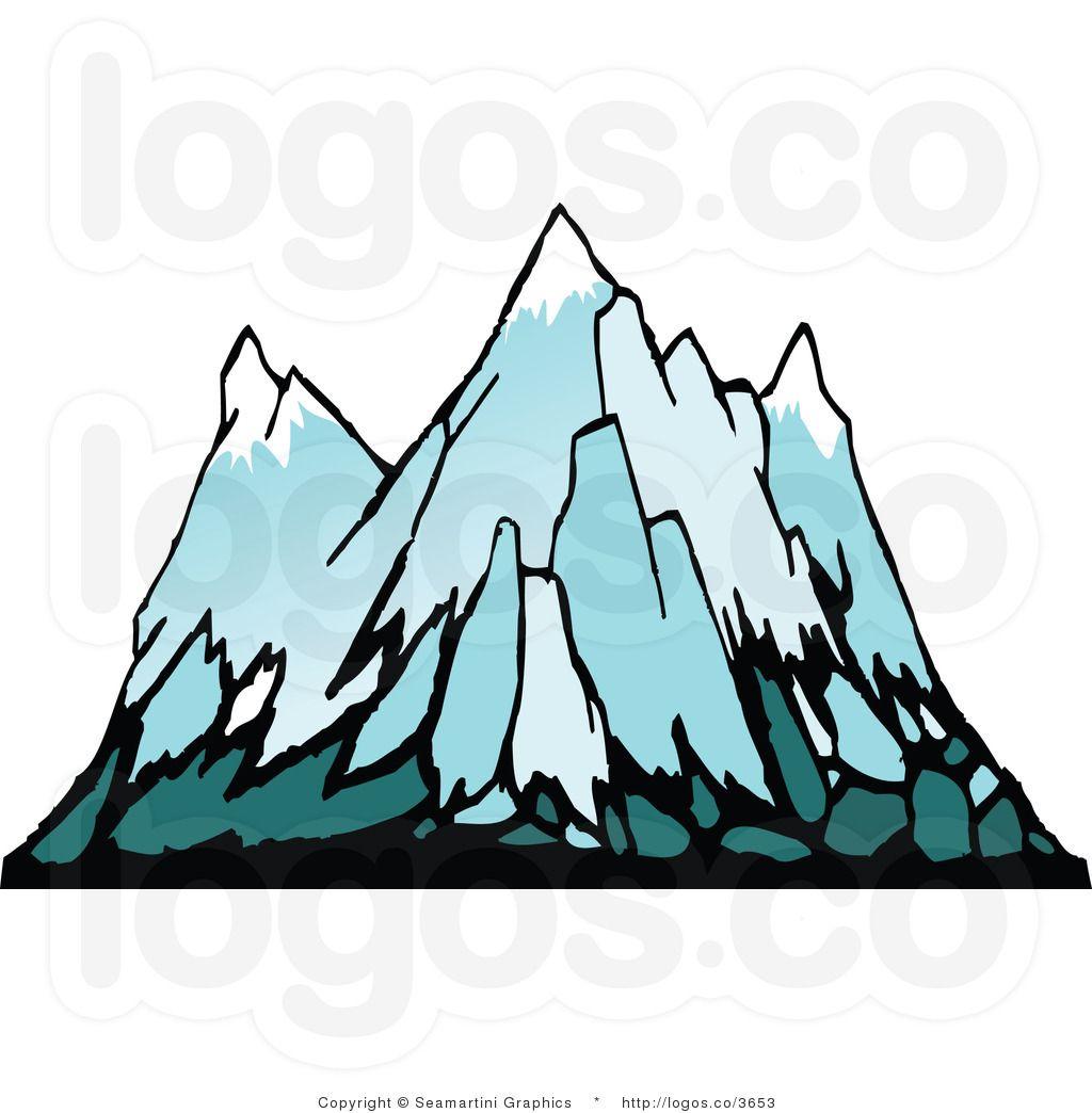 Snowy Mountain Logo - Snowy Mountain Clip Art Clipart Image