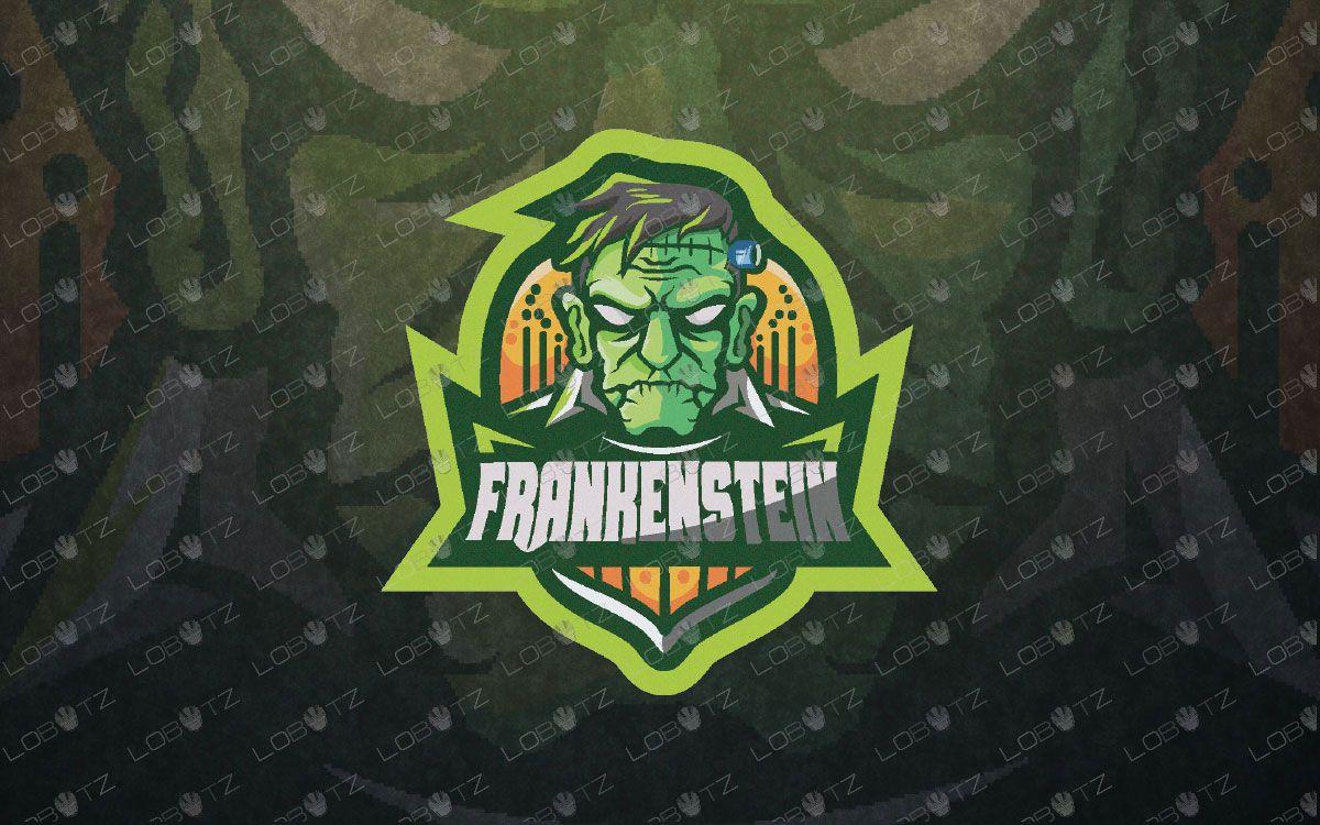 Frankenstein I Can Use Logo - Frankenstein Monster Mascot Logo. Monster eSports Logo