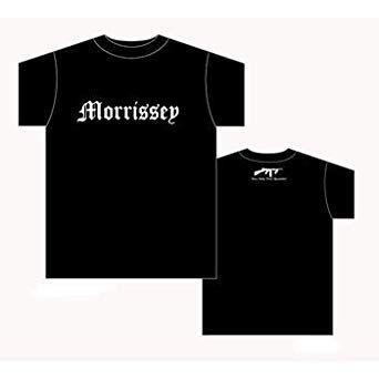 Old Amazon Logo - Morrissey - Old English Logo Mens S/S T-Shirt In Black, Medium ...