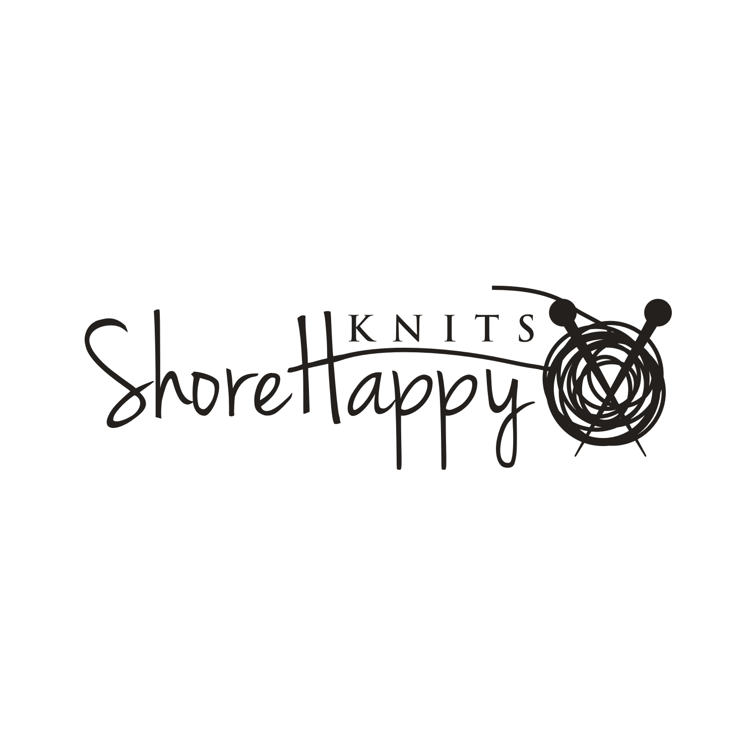 Twist Together Logo - Bold, Modern, Fashion Logo Design for ShoreHappy Knits please keep
