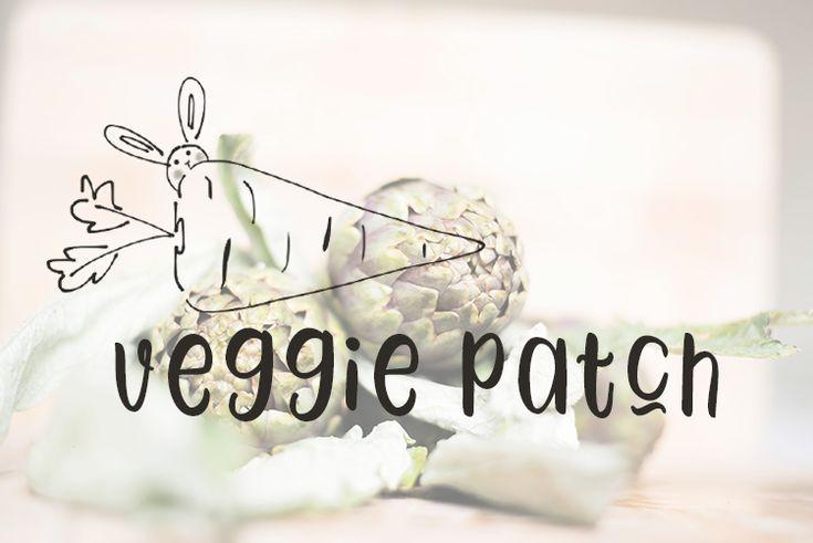 Twist Together Logo - Veggie Patch Logo. Minimalist Logo with a whimsical twist. Lets