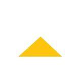 Over a Yellow Triangle Logo - Logos Quiz Level 7 Answers - Logo Quiz Game Answers