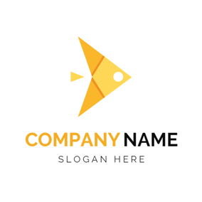 Yellow Triangle Company Logo - Free Triangle Logo Designs | DesignEvo Logo Maker