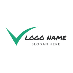 Simple Green Logo - Free V Logo Designs | DesignEvo Logo Maker