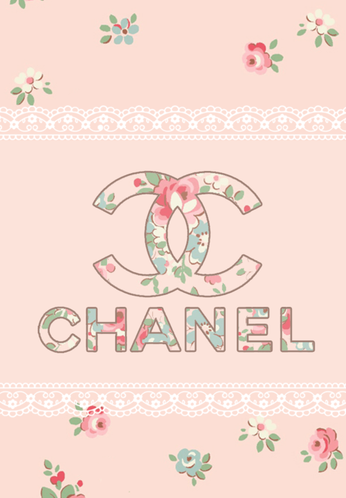 Pink Chanel Flower Logo - Image about girl in Wallpaper & Cute things. by Agatha♕Martens