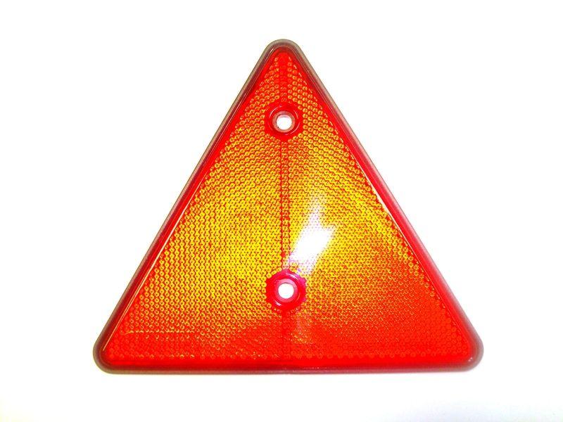 Red Triangular Automotive Logo - Red Triangle reflector - Hella 8RA002020001