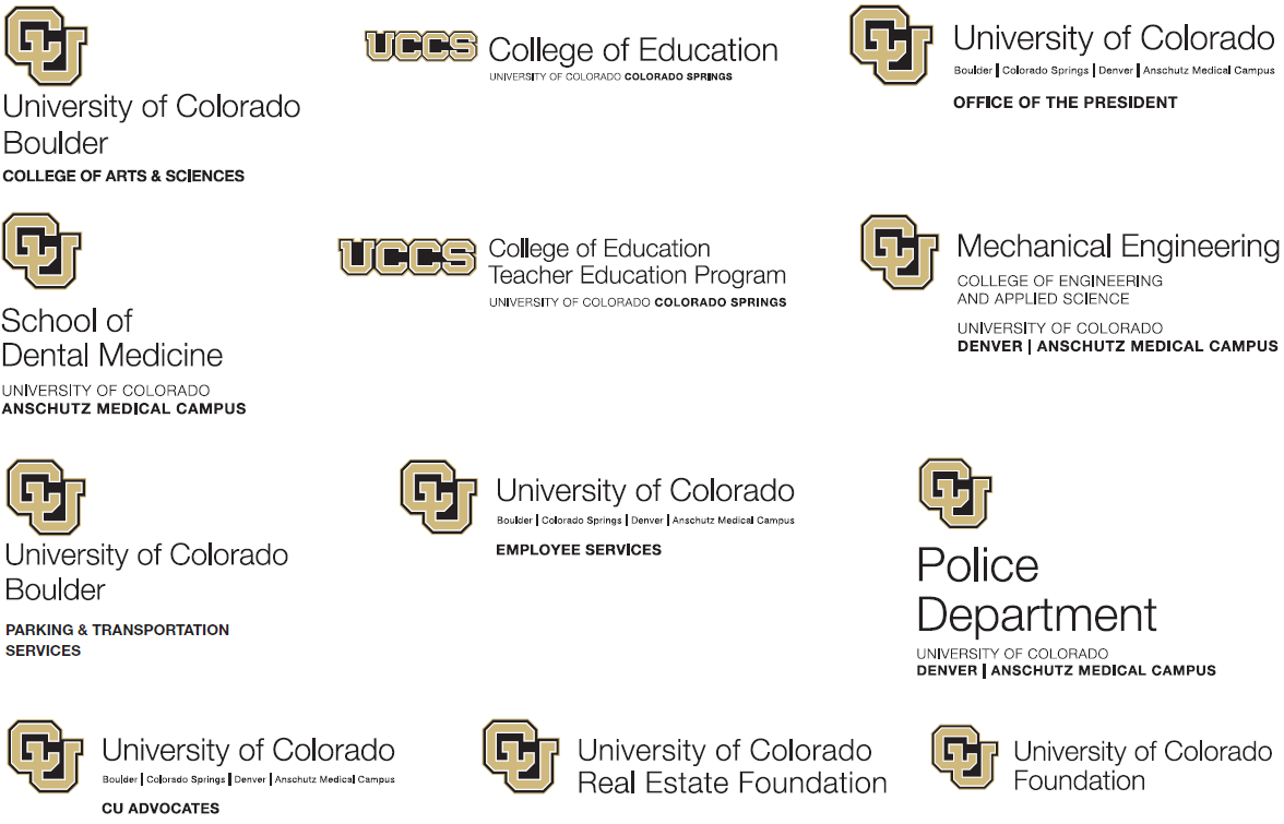 Anschutz Logo - Logo signature extensions | University of Colorado