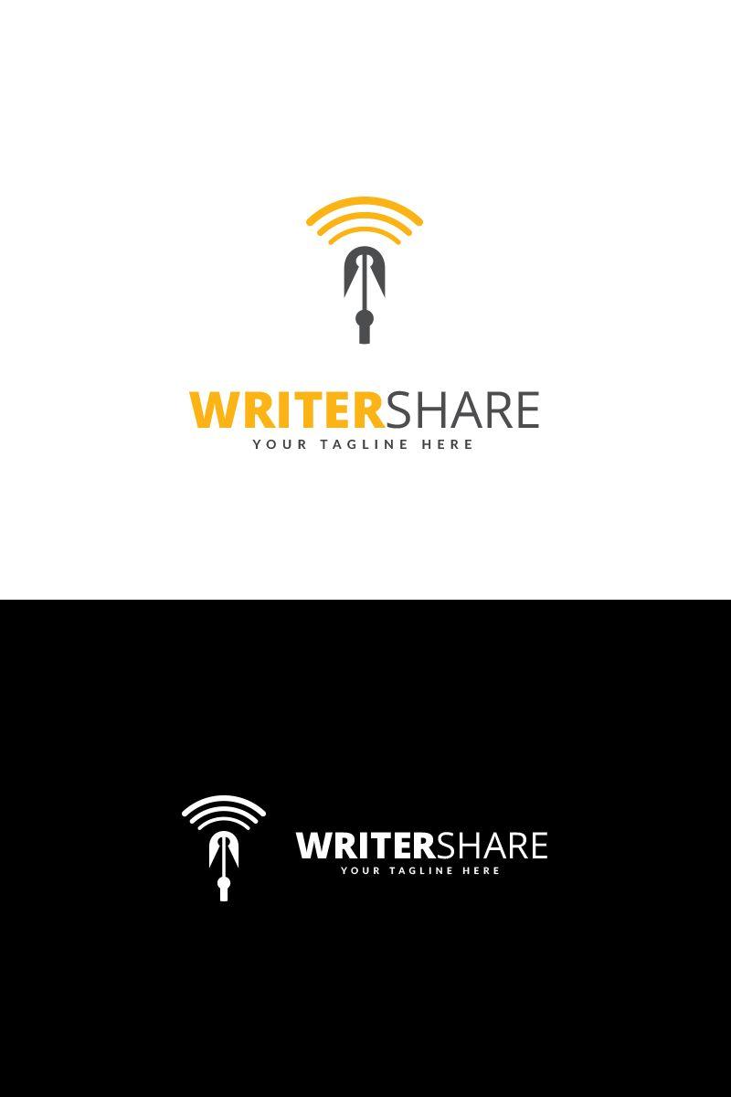Clean Funny Logo - Writer Share Logo Logo Template