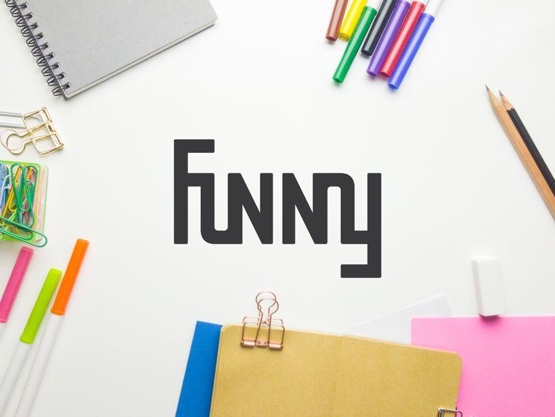 Clean Funny Logo - Funny Ambigram Logo