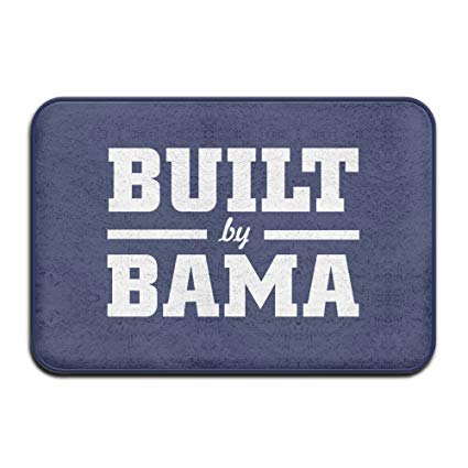 Clean Funny Logo - Amazon.com : Alabama Built Bama Funny Logo Gift Home Welcome Mat