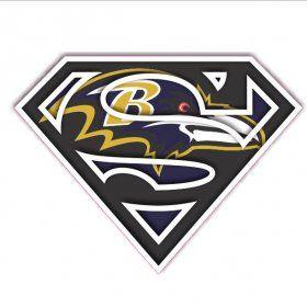 Ravens Superman Logo - Baltimore Ravens Superman Logo decals stickers - CAD$1.50 : Iron-on-Logo