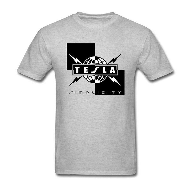 Tesla Band Logo - Men's Tesla Band Logo Design T Shirt [dailyy257540] - $11.99 ...