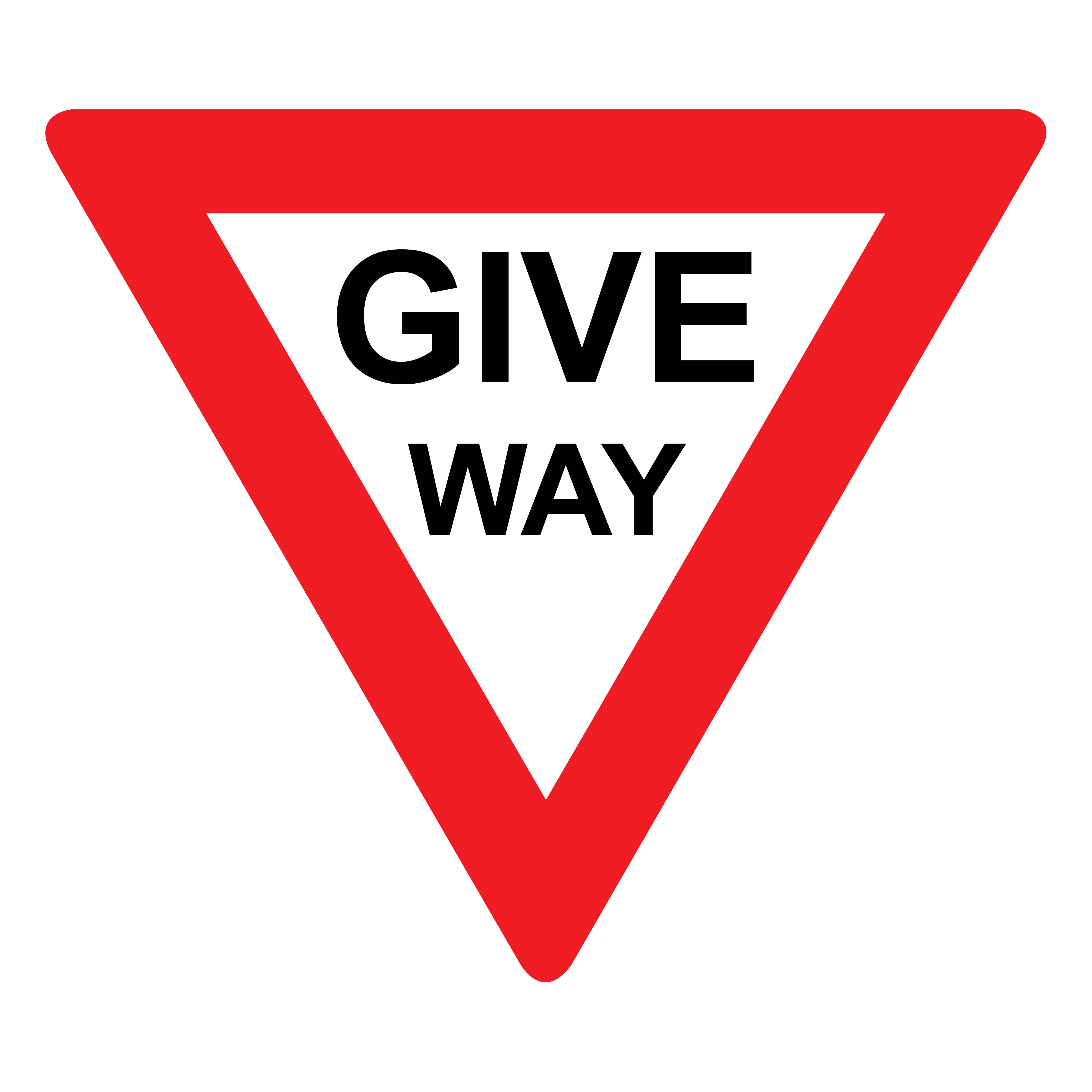 Red Triangular Automotive Logo - UK Road Signs: 5 Vital Things to Learn for your Theory Test