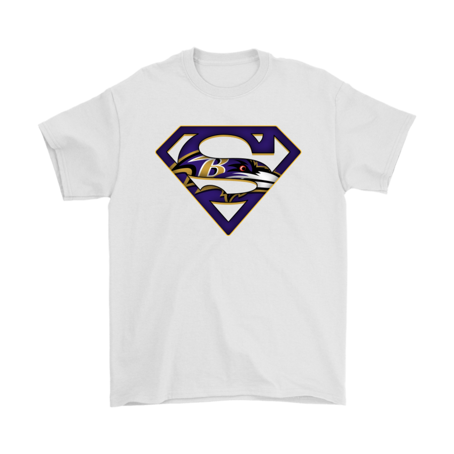 Ravens Superman Logo - We Are Undefeatable The Baltimore Ravens x Superman NFL Shirts