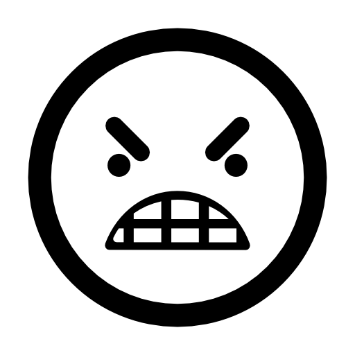Square with Faces Logo - Anger emoticon square face free vector icons designed by Freepik ...