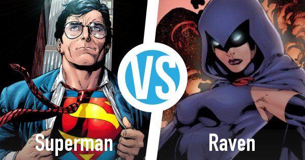 Ravens Superman Logo - Superman vs Raven