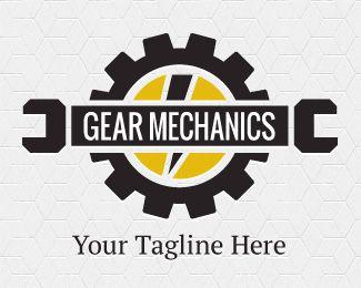 Machanic Logo - Gear Mechanics Logo Template Designed