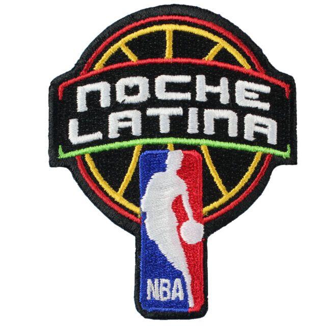Official NBA Logo - Noche Latina With NBA Logo Game Worn Jersey Patch Official Emblem ...