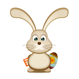 Easter Bunny Logo - Easter Bunny RSS EGG Icon. Easter Bunny Egg Iconet