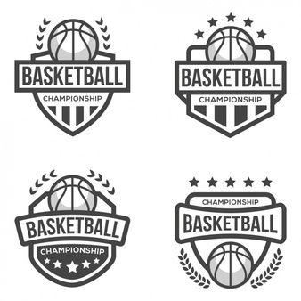 Black and White Basketball Logo - Basketball Logo Vectors, Photo and PSD files