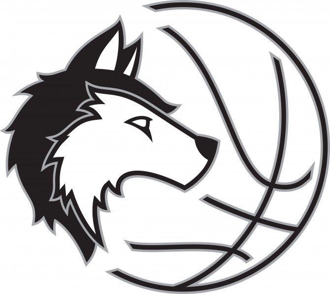 Black and White Basketball Logo - UW-Marathon County Husky Logo | University of Wisconsin-Marathon County
