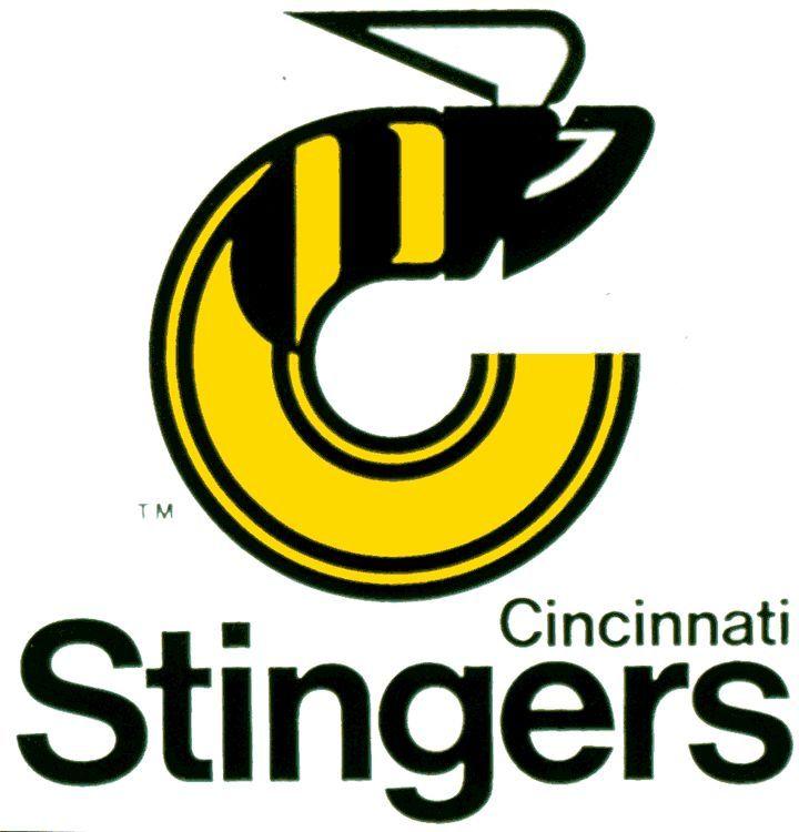 Cincinnati Team Logo - Cincinnati Stingers Primary Logo (1976) - A black and yellow Bee ...