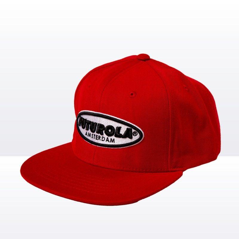 Red Black White Logo - Cap with Black and White Logo - Futurola