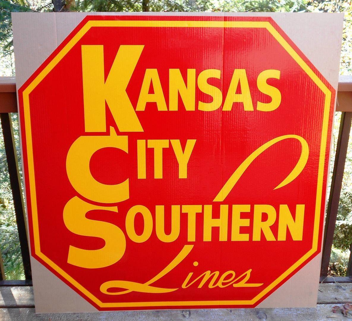Knasas City Southern Logo - KCS Logo Railcar Decal - Kansas City Southern | #1925052772