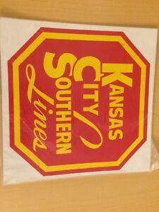 Knasas City Southern Logo - Kansas City Southern Lines Cardboard Logo Sign