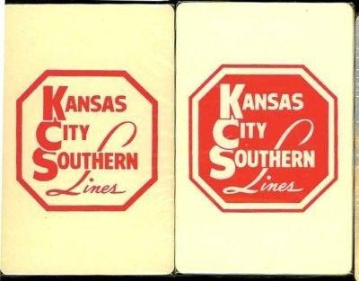 Knasas City Southern Logo - MS Logo Kansas City Southern Railroad Playing Cards | #138093782