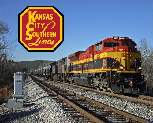 Knasas City Southern Logo - Kansas City Southern Railroad Train Sturdy Metal Sign Logo Photo | eBay