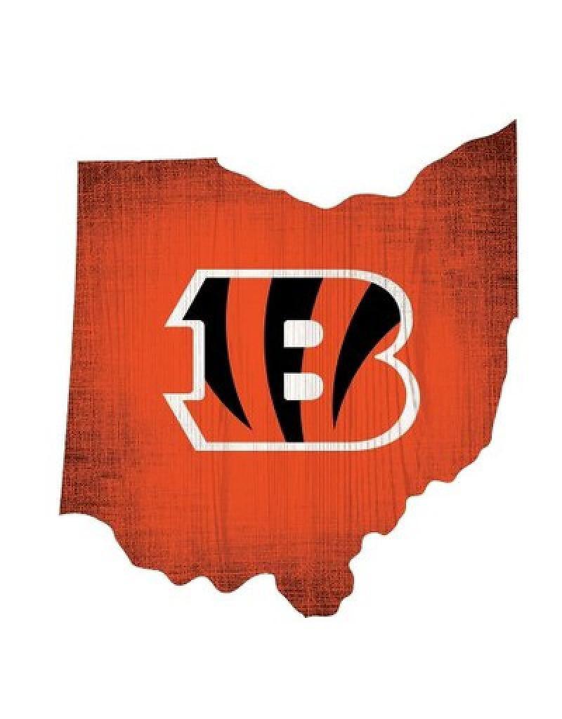 Cincinnati Team Logo - Cincinnati Bengals Team Logo State Sign Gifts, Inc
