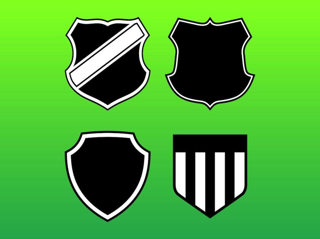 Generic Football Logo - Shield Set Vector Art & Graphics | freevector.com
