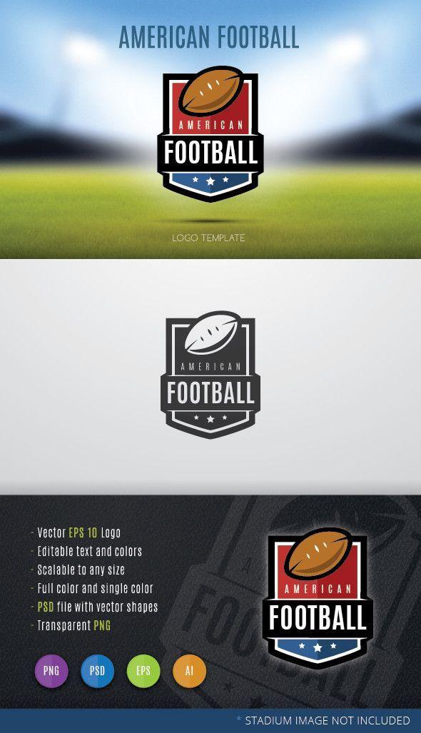 Generic Football Logo - American Football Logo Template | Graphics Web Store | Logo ...