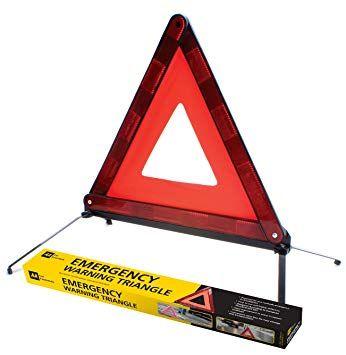 Red Triangular Automotive Logo - AA Emergency Warning Triangle, European Standard ECE R27